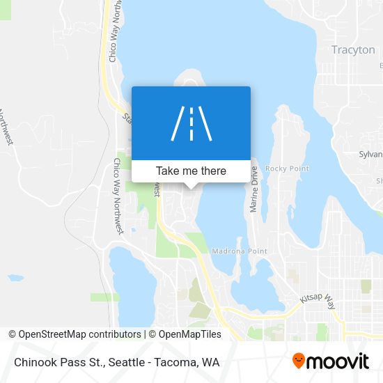Chinook Pass St. map
