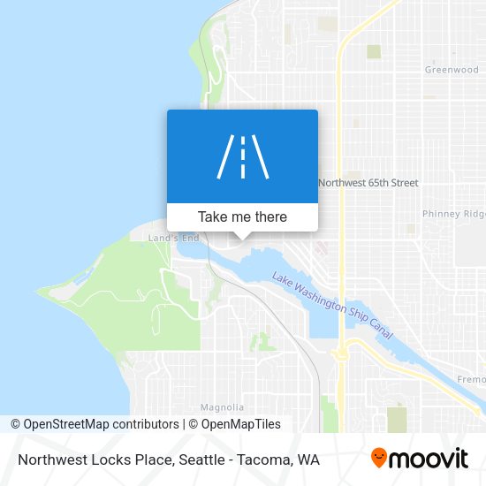 Northwest Locks Place map