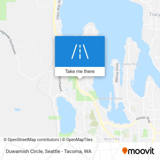 Mapa de Duwamish Circle