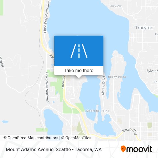 Mount Adams Avenue map