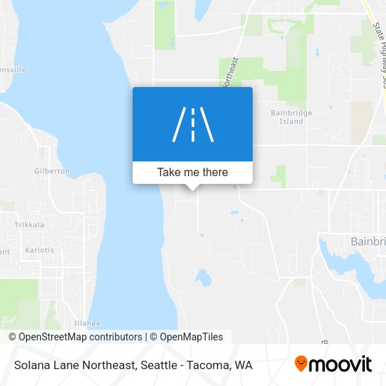 Solana Lane Northeast map