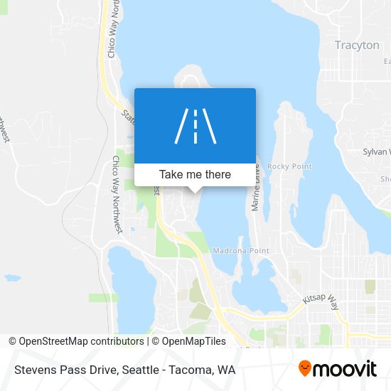 Stevens Pass Drive map