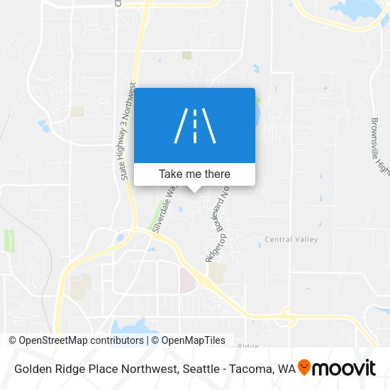 Golden Ridge Place Northwest map