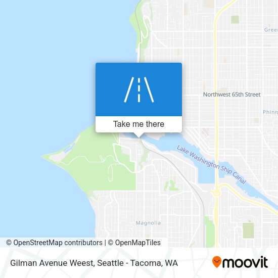 Mapa de Gilman Avenue Weest
