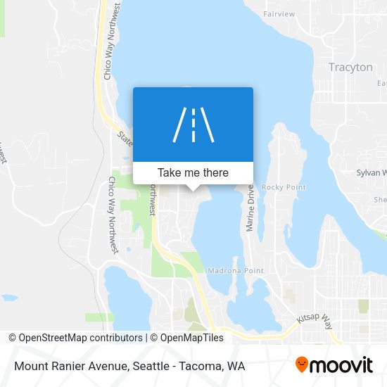 Mapa de Mount Ranier Avenue