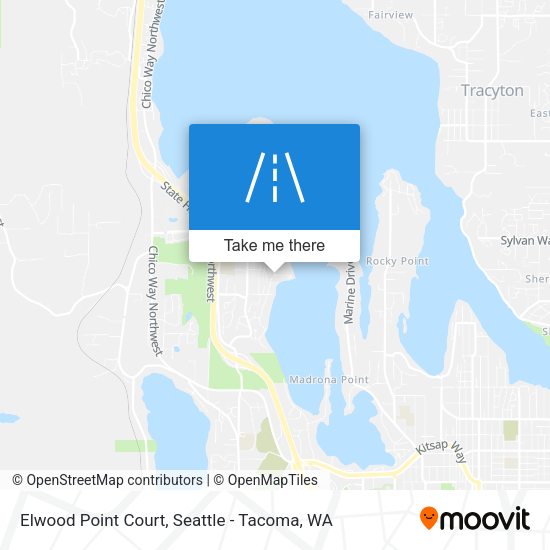 Elwood Point Court map