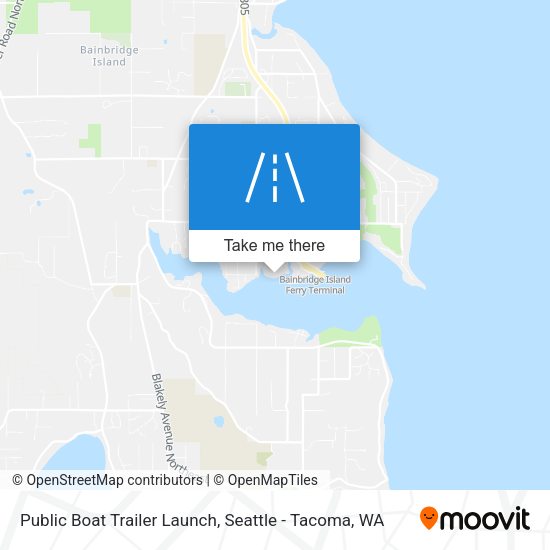 Public Boat Trailer Launch map