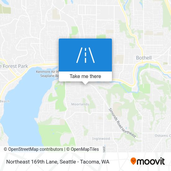Mapa de Northeast 169th Lane