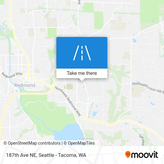 187th Ave NE map