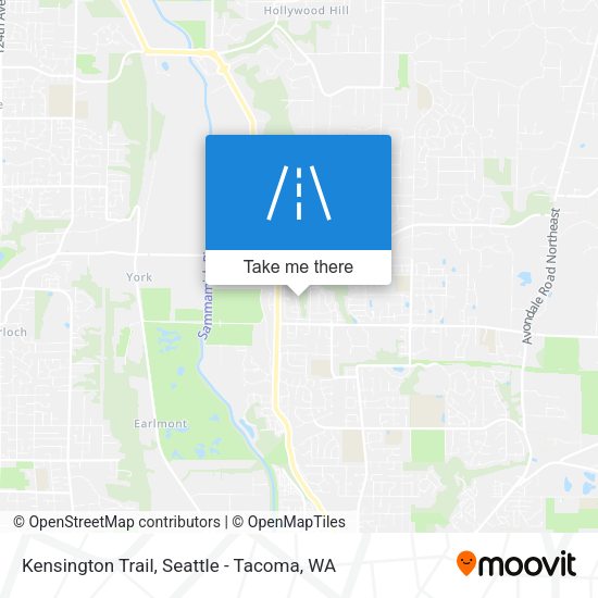 Kensington Trail map