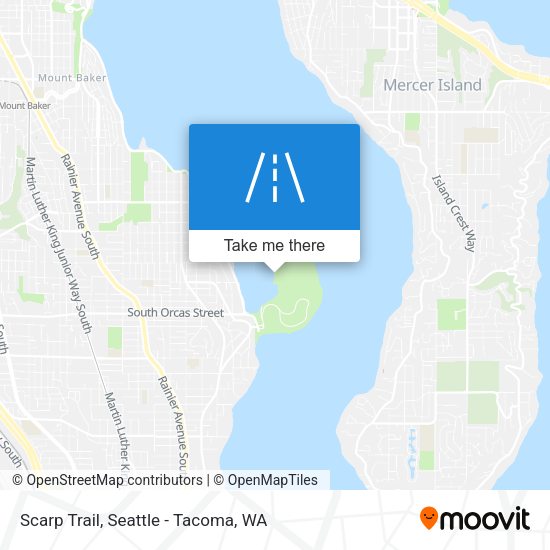 Scarp Trail map
