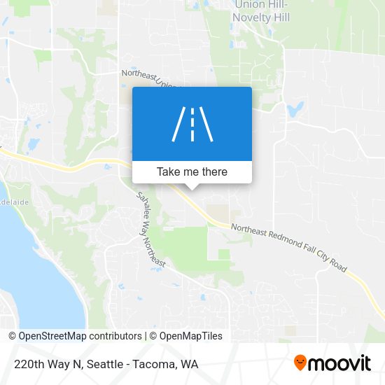 220th Way N map