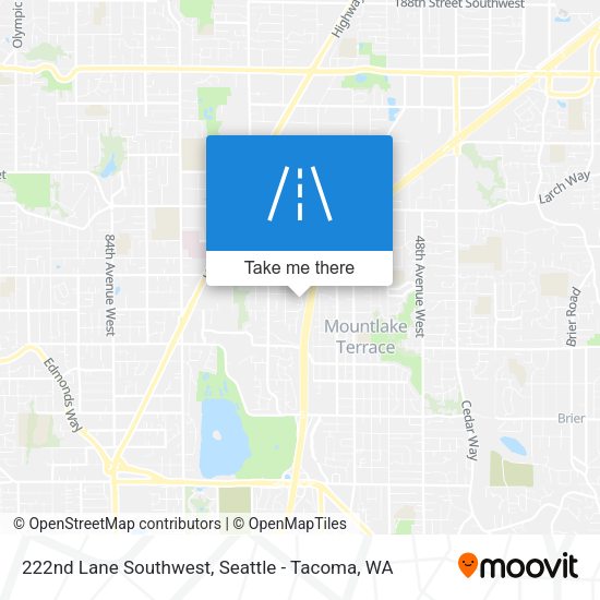 Mapa de 222nd Lane Southwest
