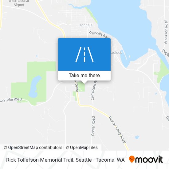 Rick Tollefson Memorial Trail map