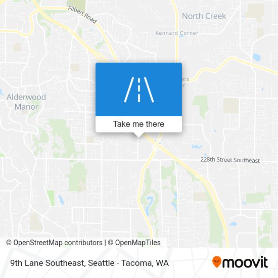 Mapa de 9th Lane Southeast
