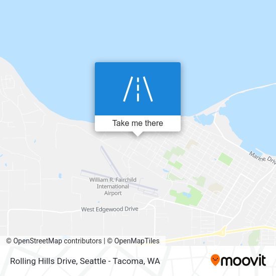 Rolling Hills Drive map