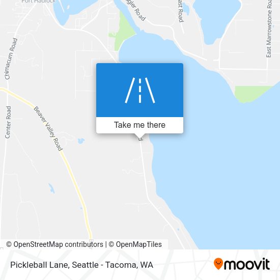 Pickleball Lane map