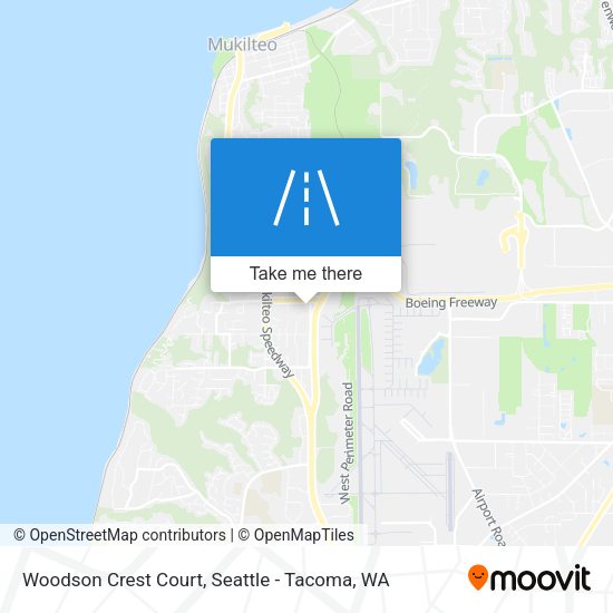 Mapa de Woodson Crest Court