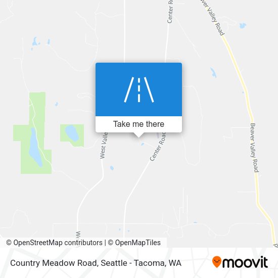Country Meadow Road map