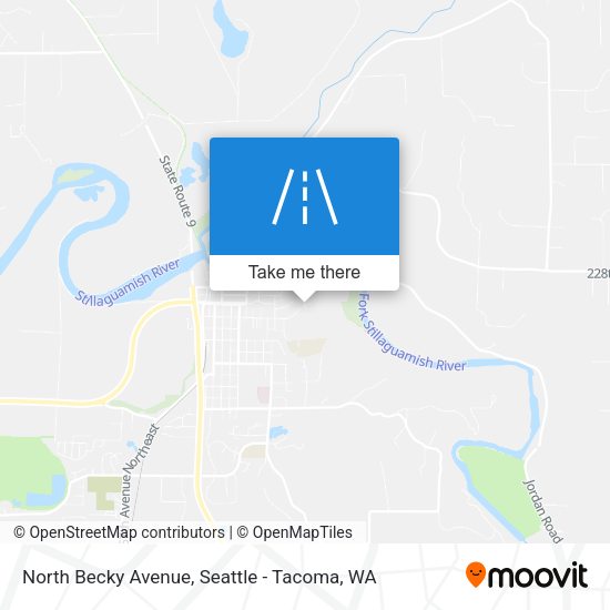 Mapa de North Becky Avenue