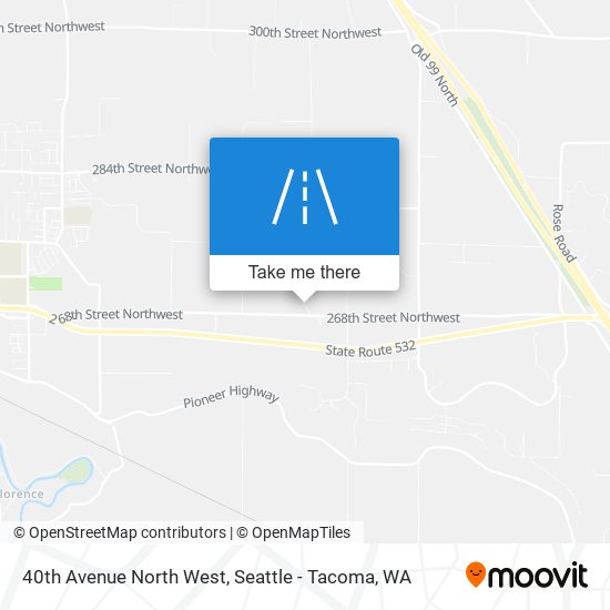 Mapa de 40th Avenue North West