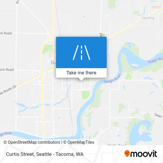 Mapa de Curtis Street