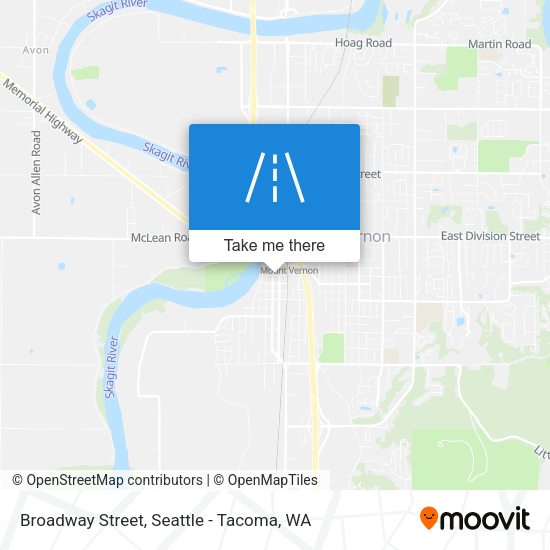 Broadway Street map