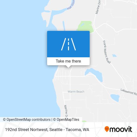 192nd Street Nortwest map