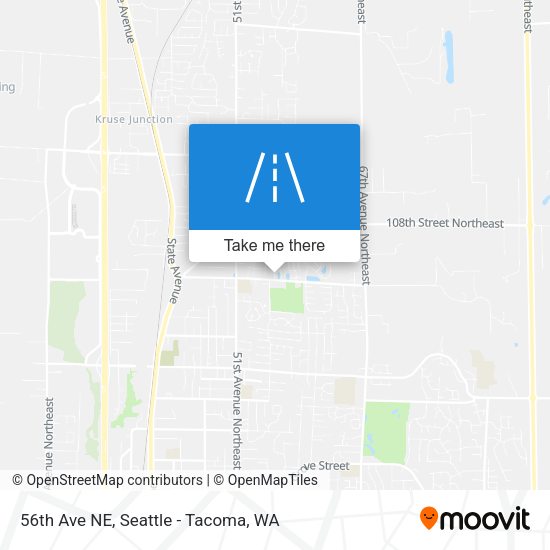 56th Ave NE map