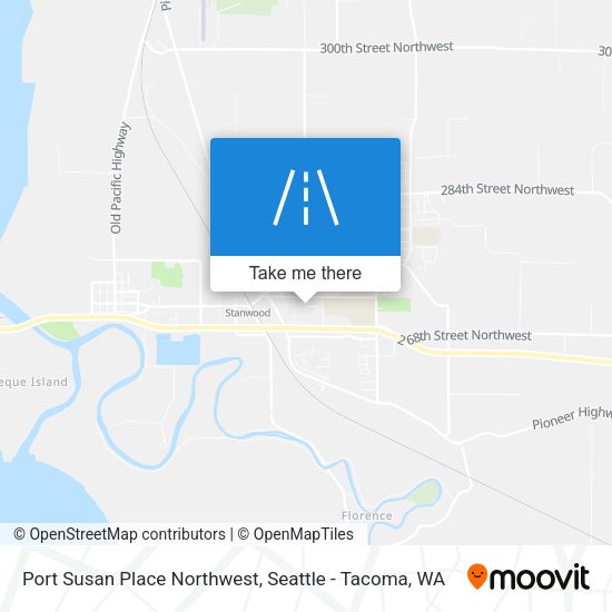 Port Susan Place Northwest map