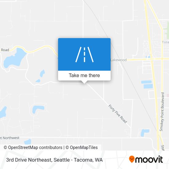 3rd Drive Northeast map