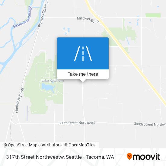 Mapa de 317th Street Northwestw