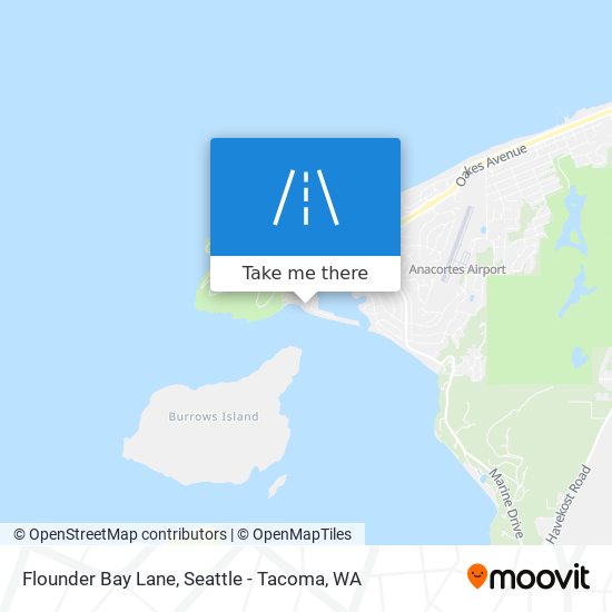 Flounder Bay Lane map