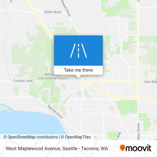 West Maplewood Avenue map