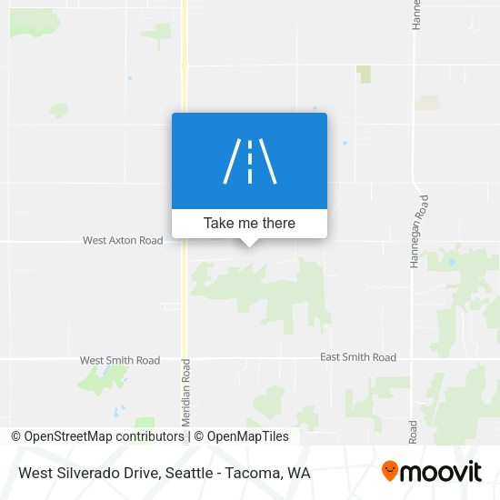 Mapa de West Silverado Drive