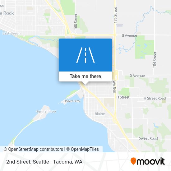 2nd Street map