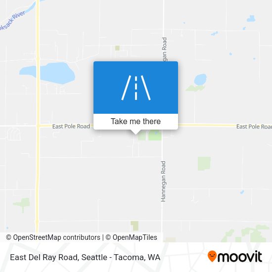 East Del Ray Road map