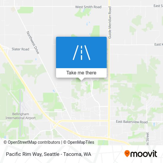 Pacific Rim Way map