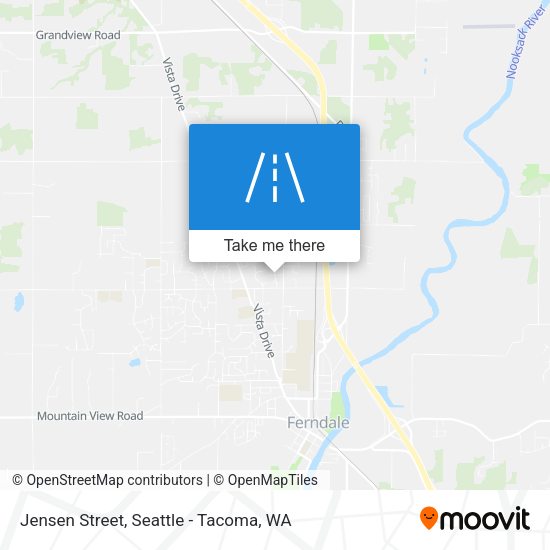 Jensen Street map