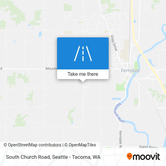South Church Road map
