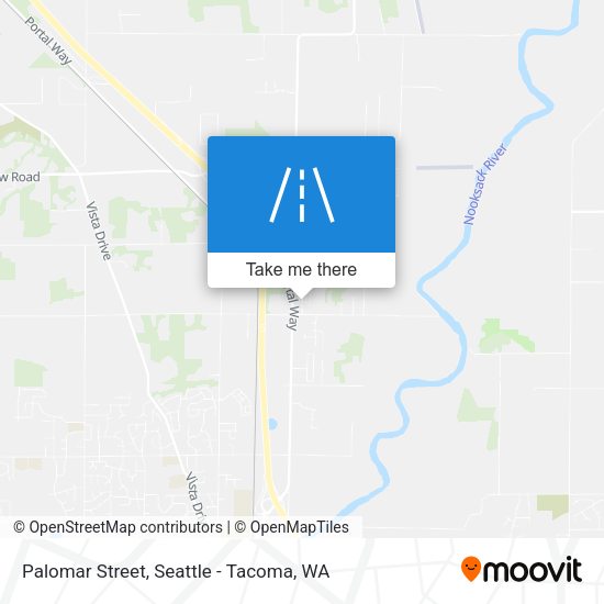 Palomar Street map
