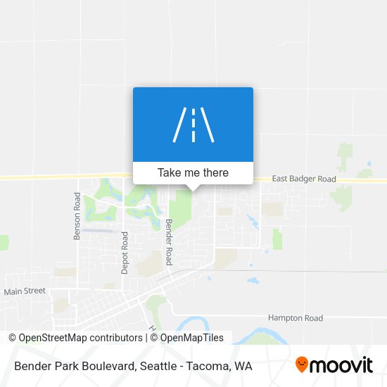 Bender Park Boulevard map