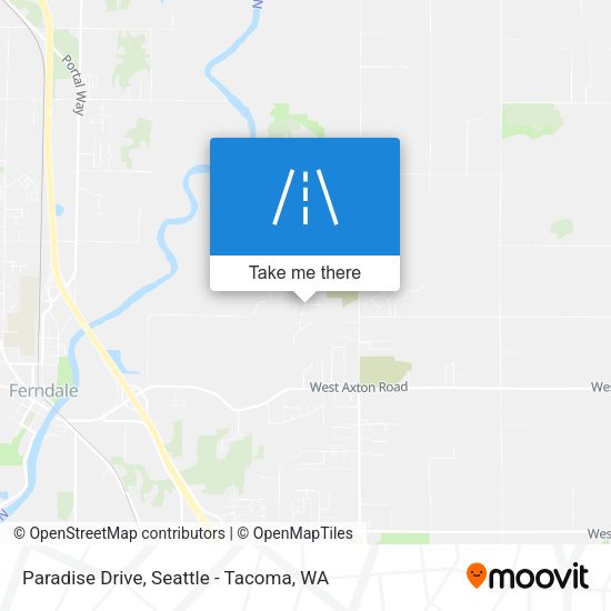 Paradise Drive map
