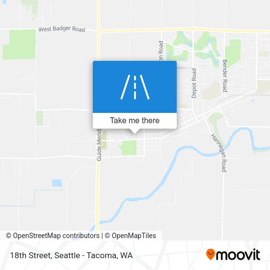 18th Street map