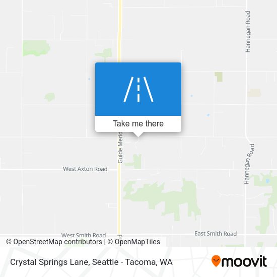 Mapa de Crystal Springs Lane