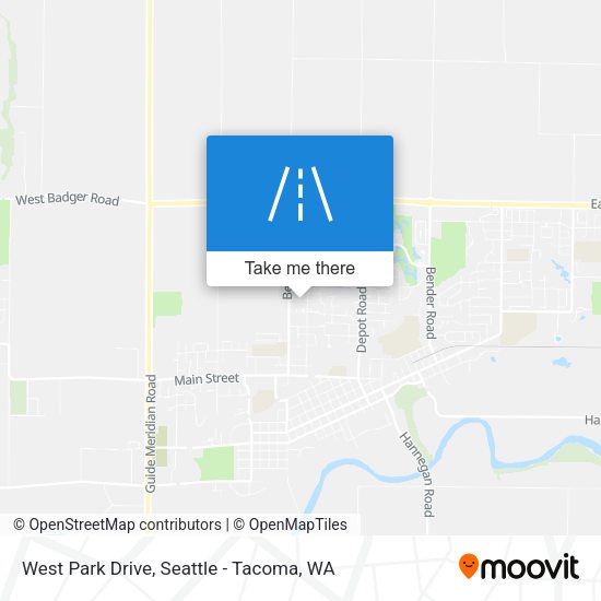 Mapa de West Park Drive