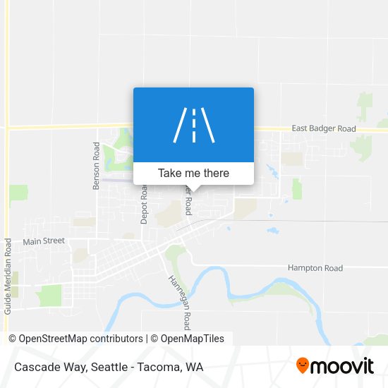 Cascade Way map