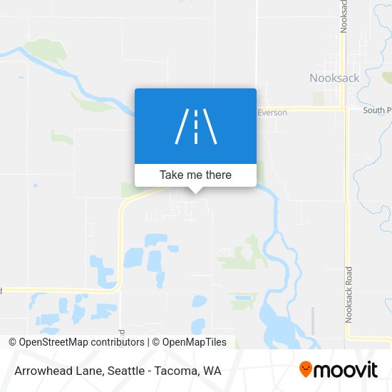 Arrowhead Lane map