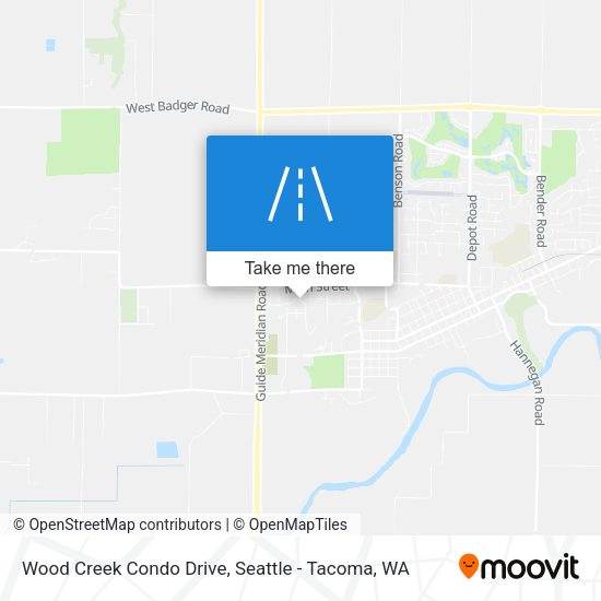 Wood Creek Condo Drive map