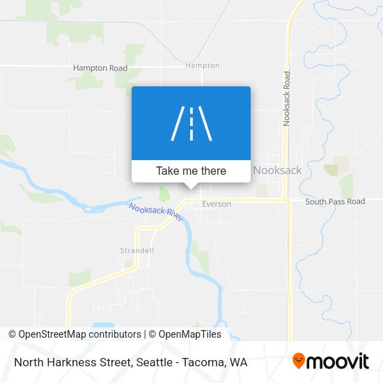 North Harkness Street map